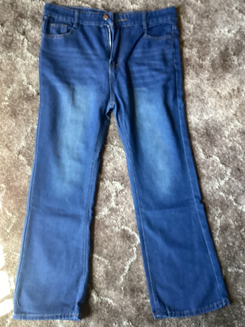 Women’s Blue Flared Jeans